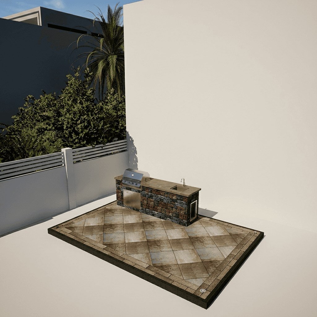 Outdoor Kitchen 4004 - 5.40 x 3.70 m